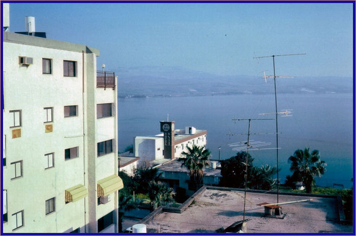The Sea of Galilee from our hotel